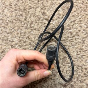 Black Coaxial Cable Connector